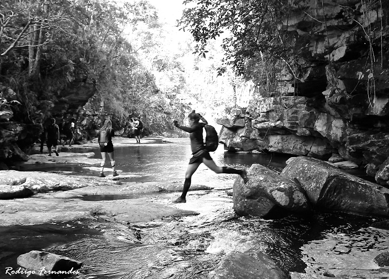Image: Black and white photograph by Rodrigo Almeida Fernandes during the trek of 6 days and 125 km traversing the Valley of Pati, in the Chapada Diamantina. Photography 